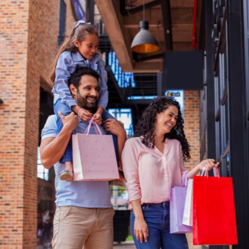 Family shopping